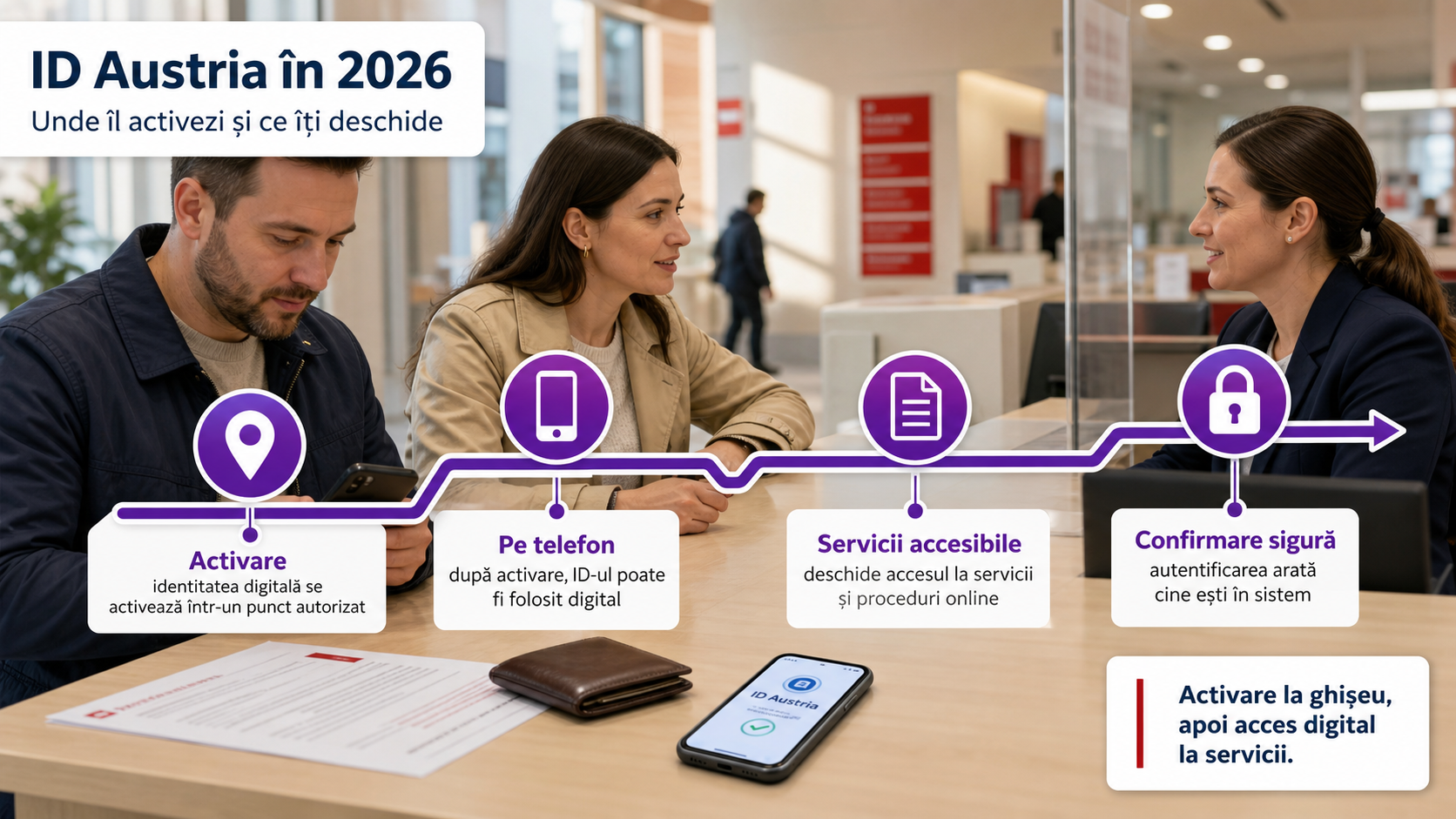 ID Austria în 2026: unde o poți activa și ce servicii digitale îți deschide în Austria