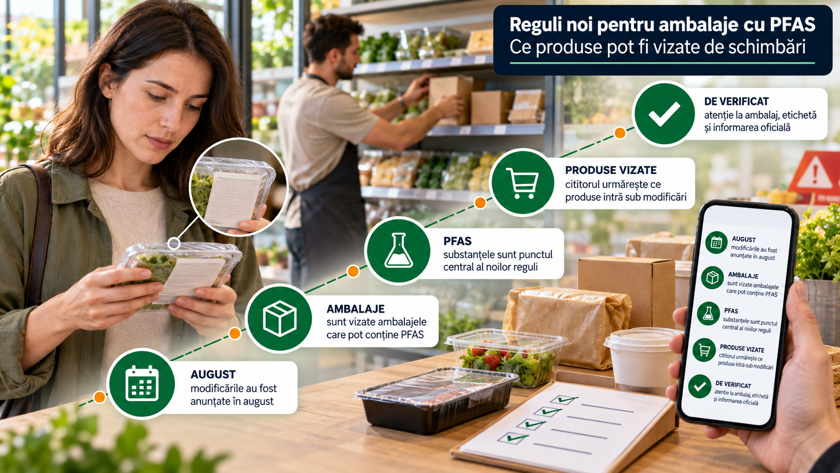 Germania aplică noile reguli pentru ambalajele cu PFAS: ce produse alimentare sunt vizate