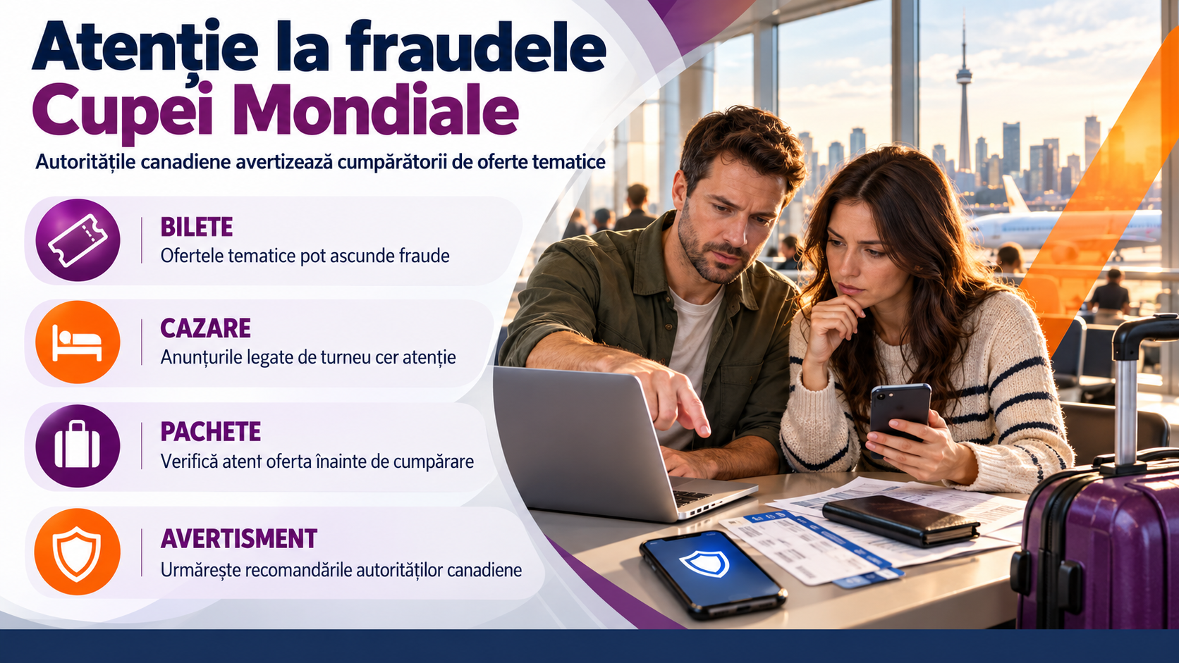 Cupa Mondială 2026 s-a încheiat: alerta din Canada privind fraudele cu bilete, cazare și pachete