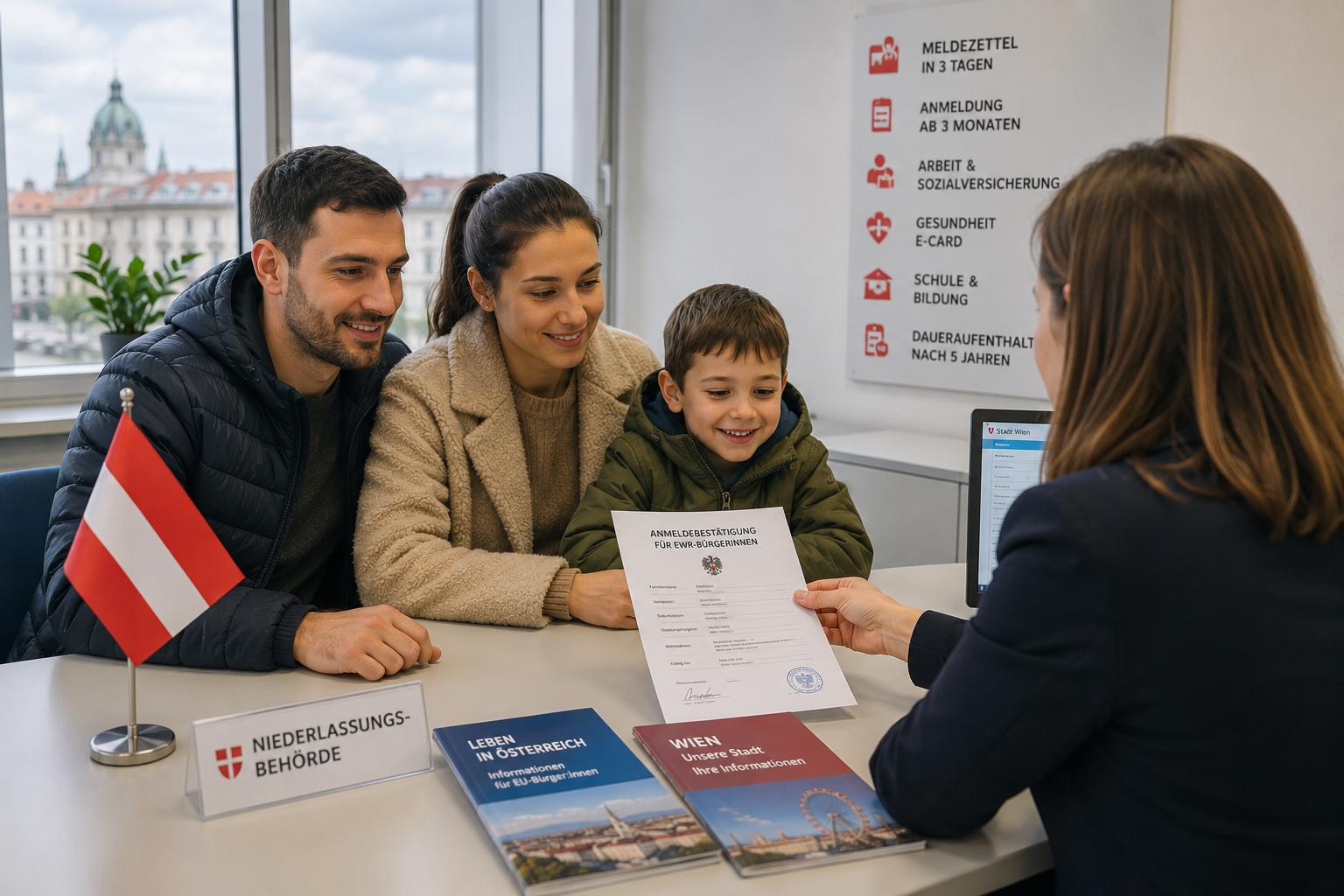 Stabilire pe termen lung în Austria pentru cetățenii români: acte, drepturi și pași practici