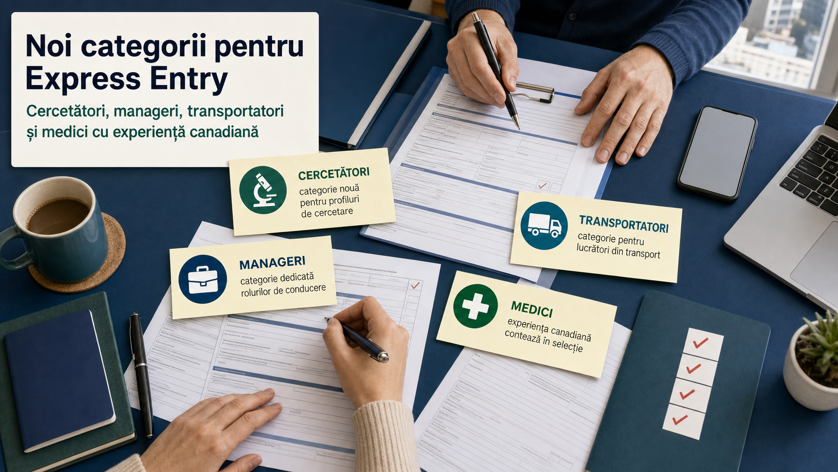 Express Entry 2026: Canada introduce categorii pentru cercetători, manageri, transportatori și medici cu experiență canadiană