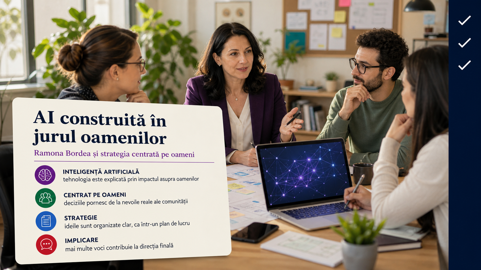 Ramona Bordea, românca din Austria care lucrează la o strategie de AI centrată pe oameni
