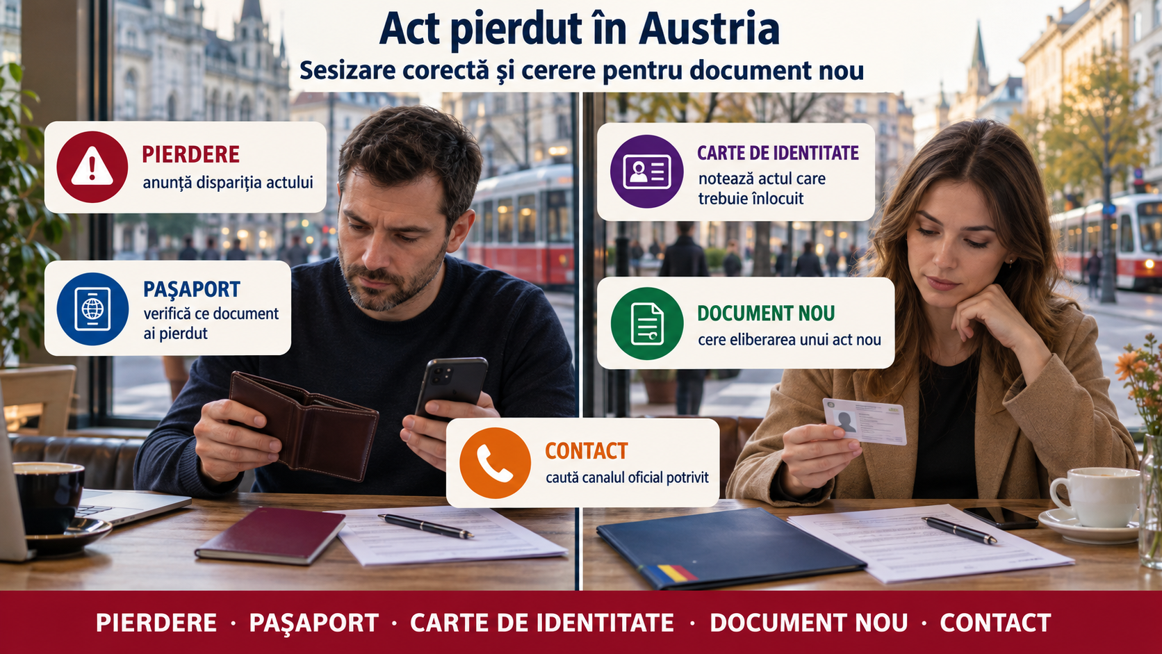 Ai pierdut pașaportul sau cartea de identitate în Austria? Ce sesizare faci și unde ceri documentul nou