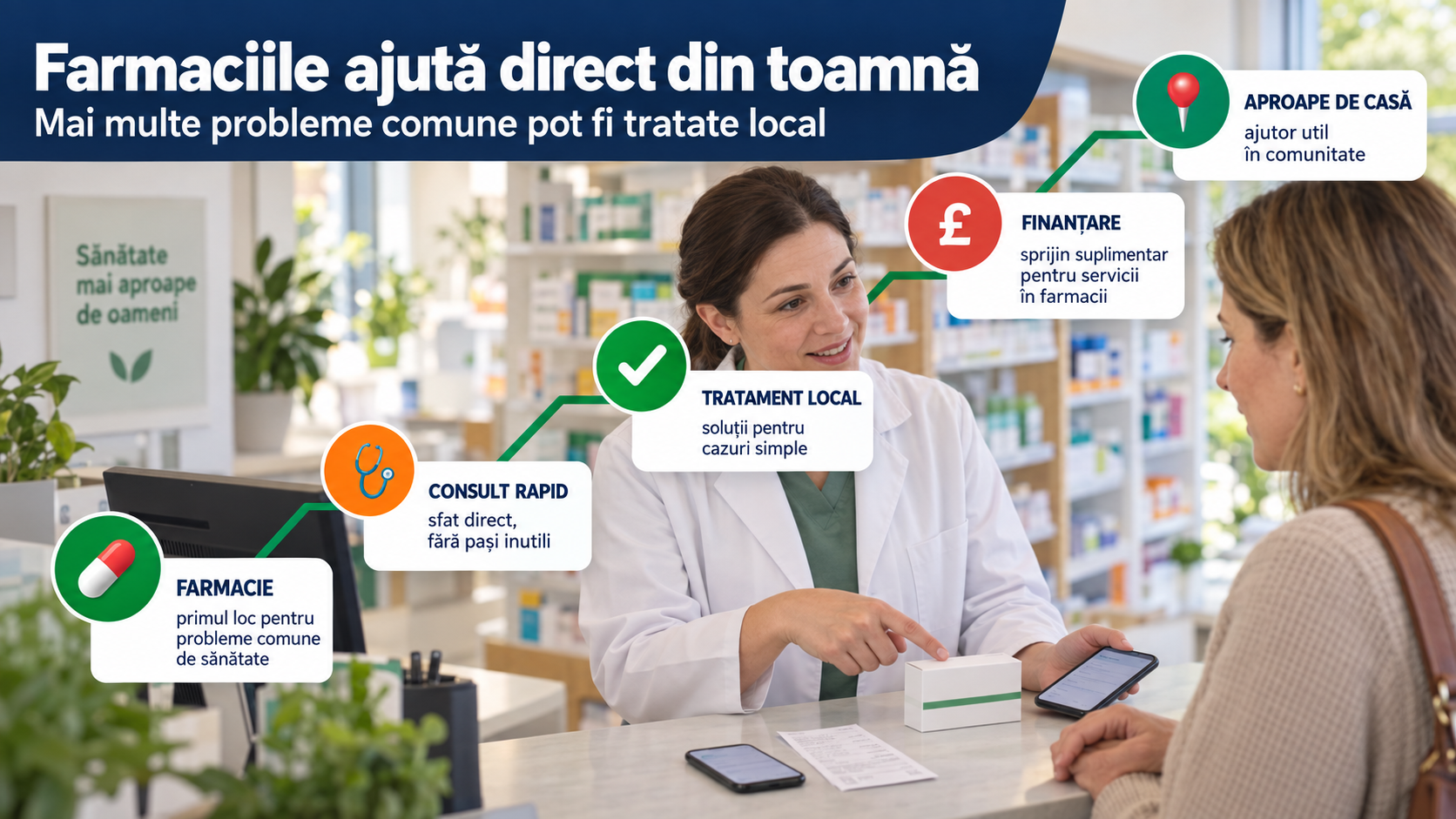 Farmaciile din Anglia primesc finanțare suplimentară din toamnă: ce se schimbă pentru pacienți