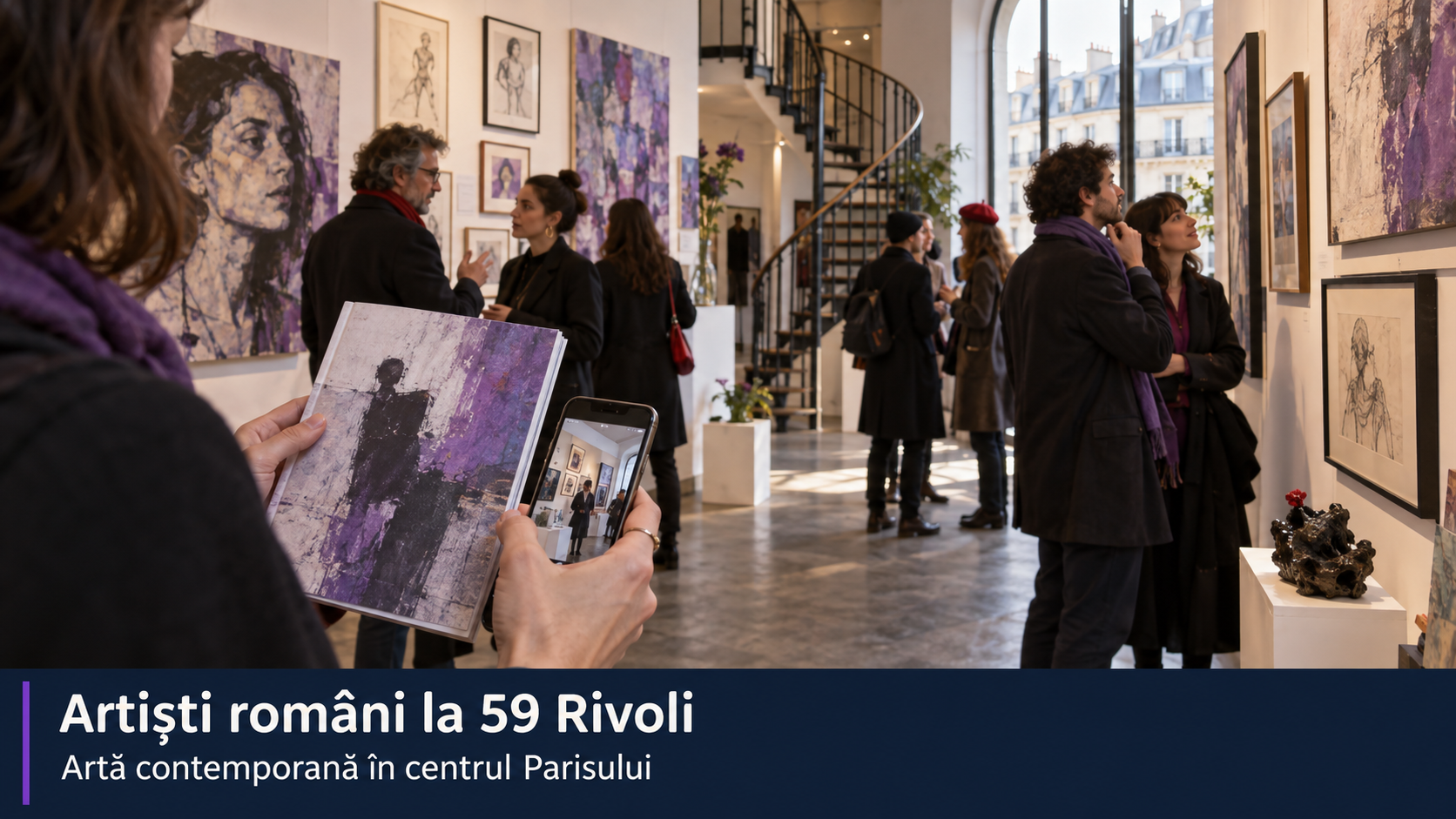 Future4Free la 59 Rivoli: artiști români care au dus arta contemporană în centrul Parisului