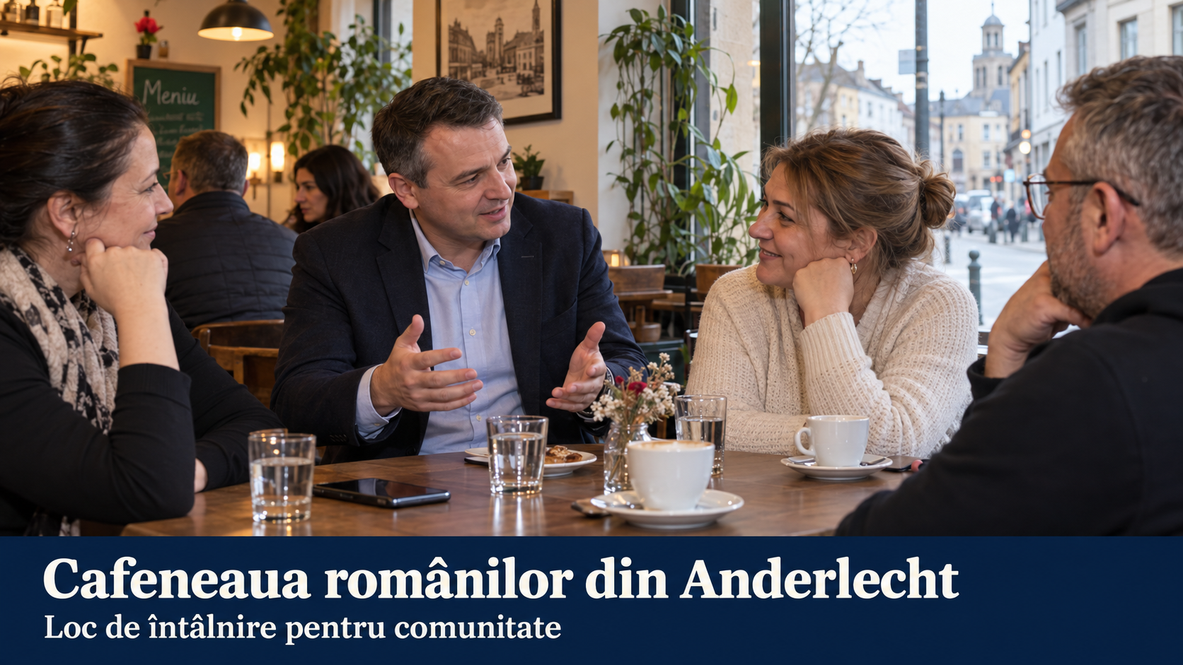 Laurențiu Pâslaru și cafeneaua din Anderlecht care adună românii din Belgia