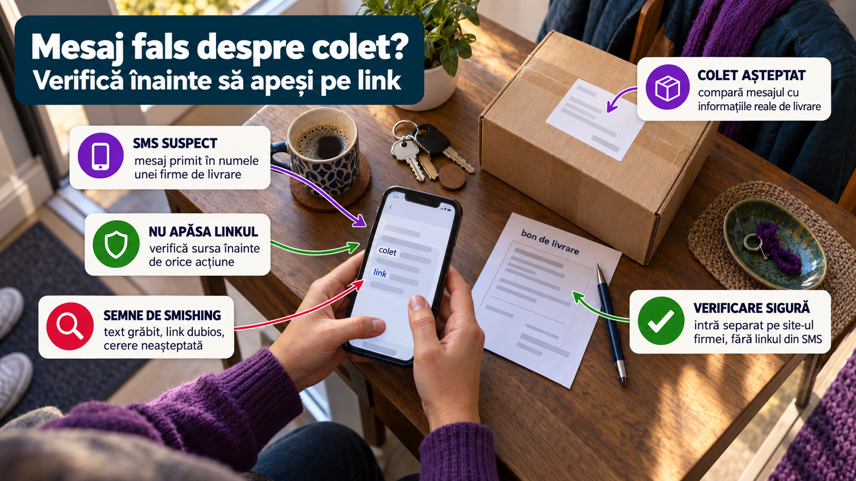 Mesaje false despre colete în Germania: cum recunoști smishingul trimis în numele firmelor de livrare