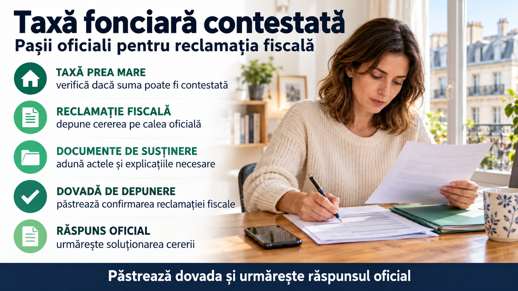 Taxa fonciară prea mare în Franța: pașii oficiali pentru depunerea unei reclamații fiscale