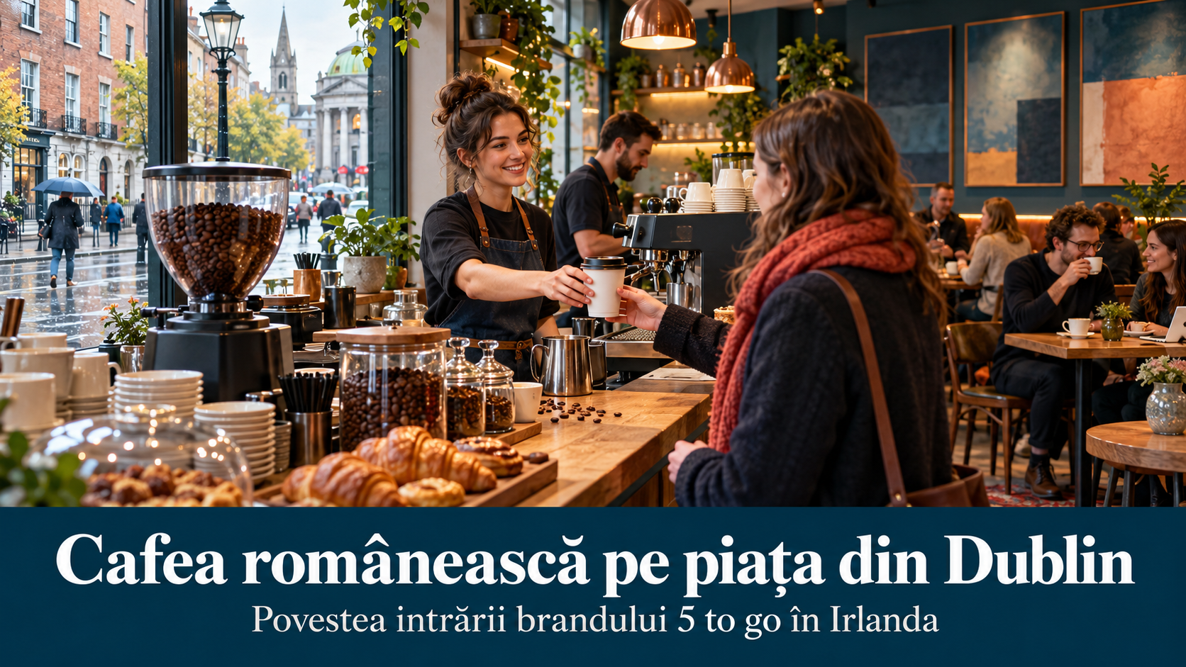 5 to go la Dublin: cum a ajuns brandul românesc de cafea pe piața irlandeză