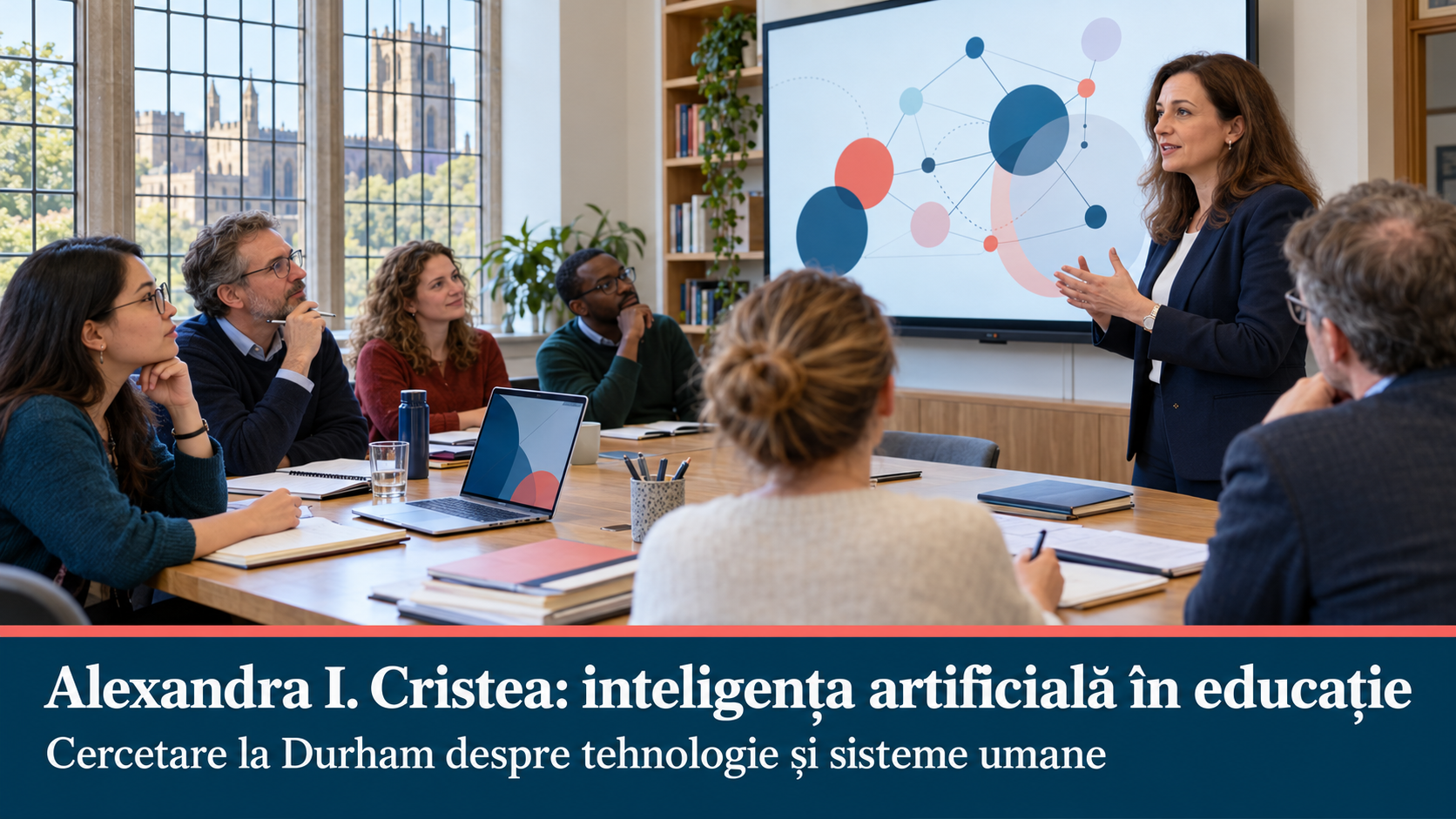 Alexandra I. Cristea, profesoara româncă de la Durham care pune omul în centrul inteligenței artificiale